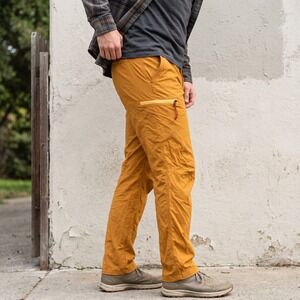 REI Co-op Mens Savanna Trails Pants 30x30 Orange Hiking Stretch Gorpcore